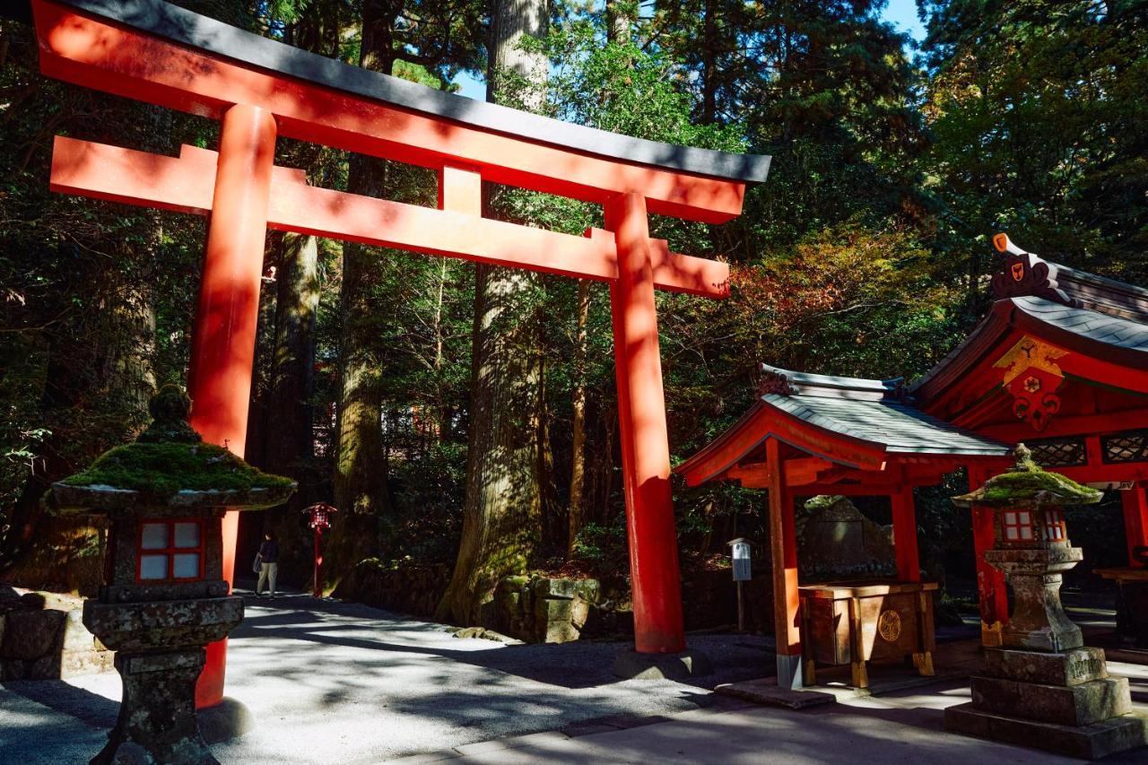Villa Hakone Kabuto 古民家旅館 150平米 バス停迄一分 準天然温泉 最大12名 Екстер'єр фото