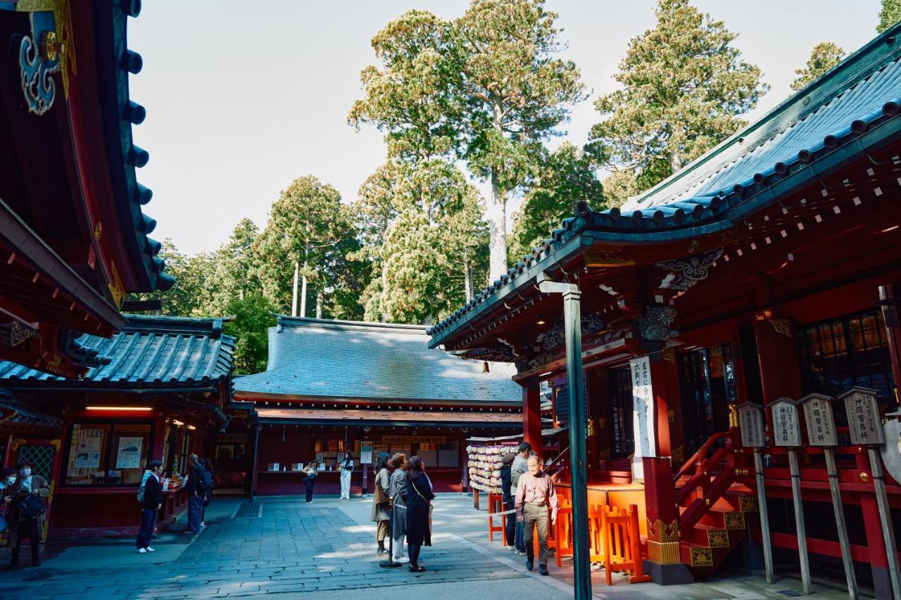 Villa Hakone Kabuto 古民家旅館 150平米 バス停迄一分 準天然温泉 最大12名 Екстер'єр фото